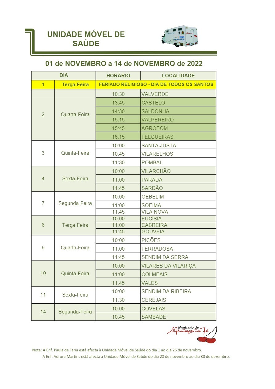 3Horário UMS 01NOV_14NOV1