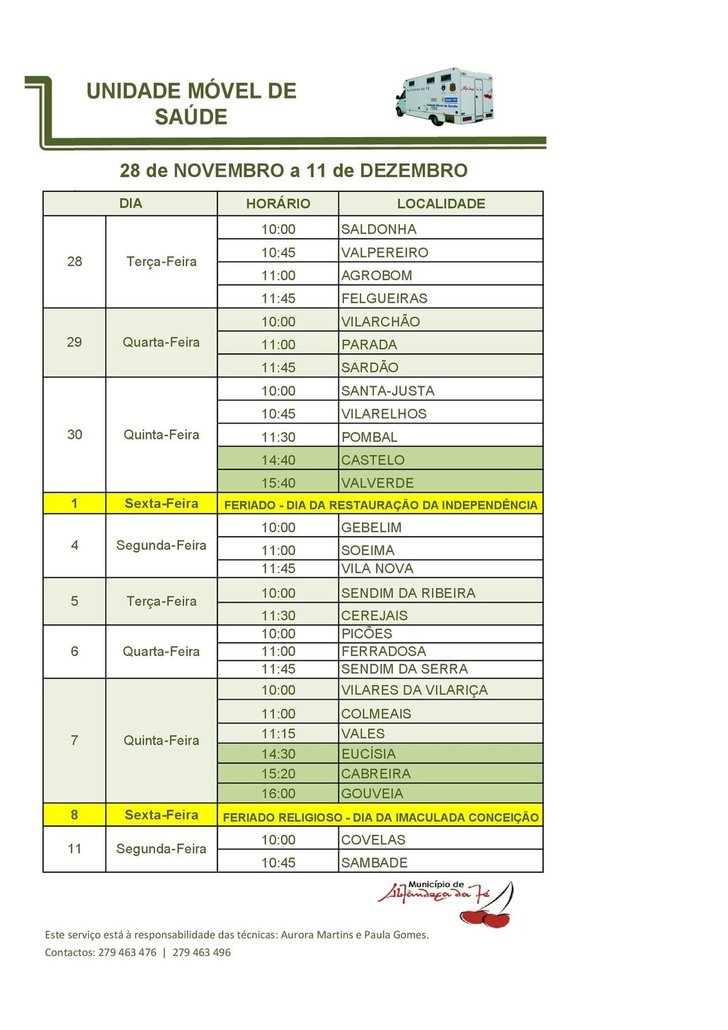 1Horário UMS 2023 28NOV _11DEZ