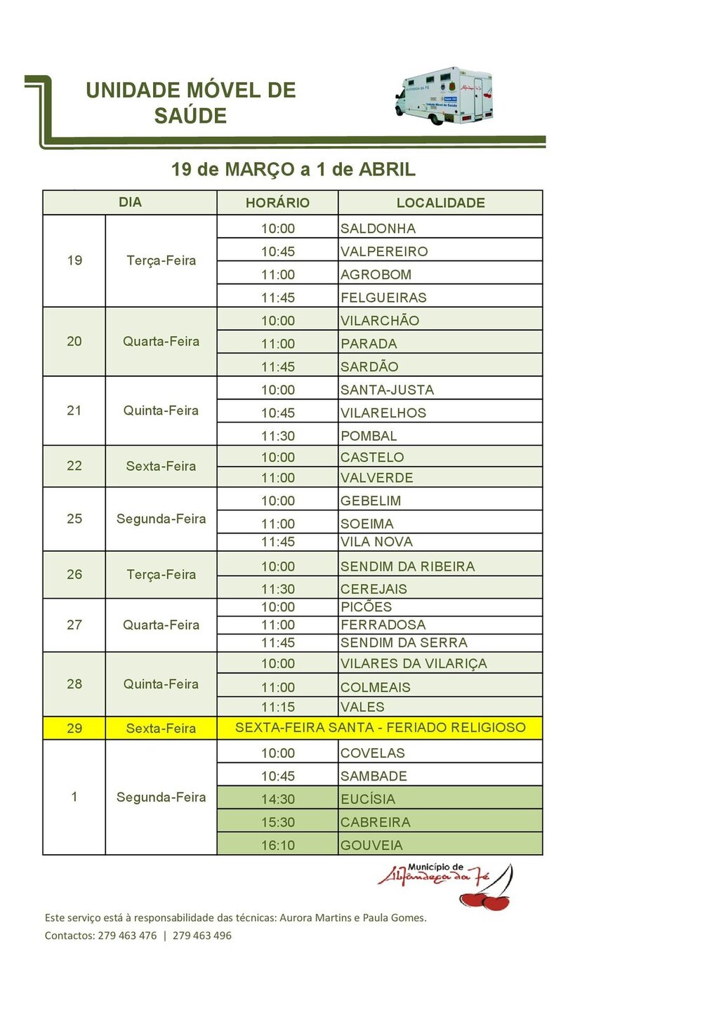 2Hor&aacute;rio UMS 2024  19MAR_01ABRIL