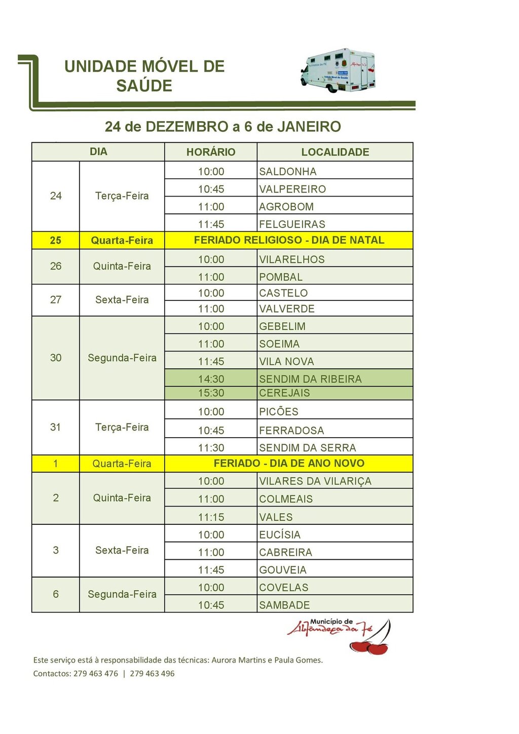 7Horário UMS 2024 24DEZ_6JAN