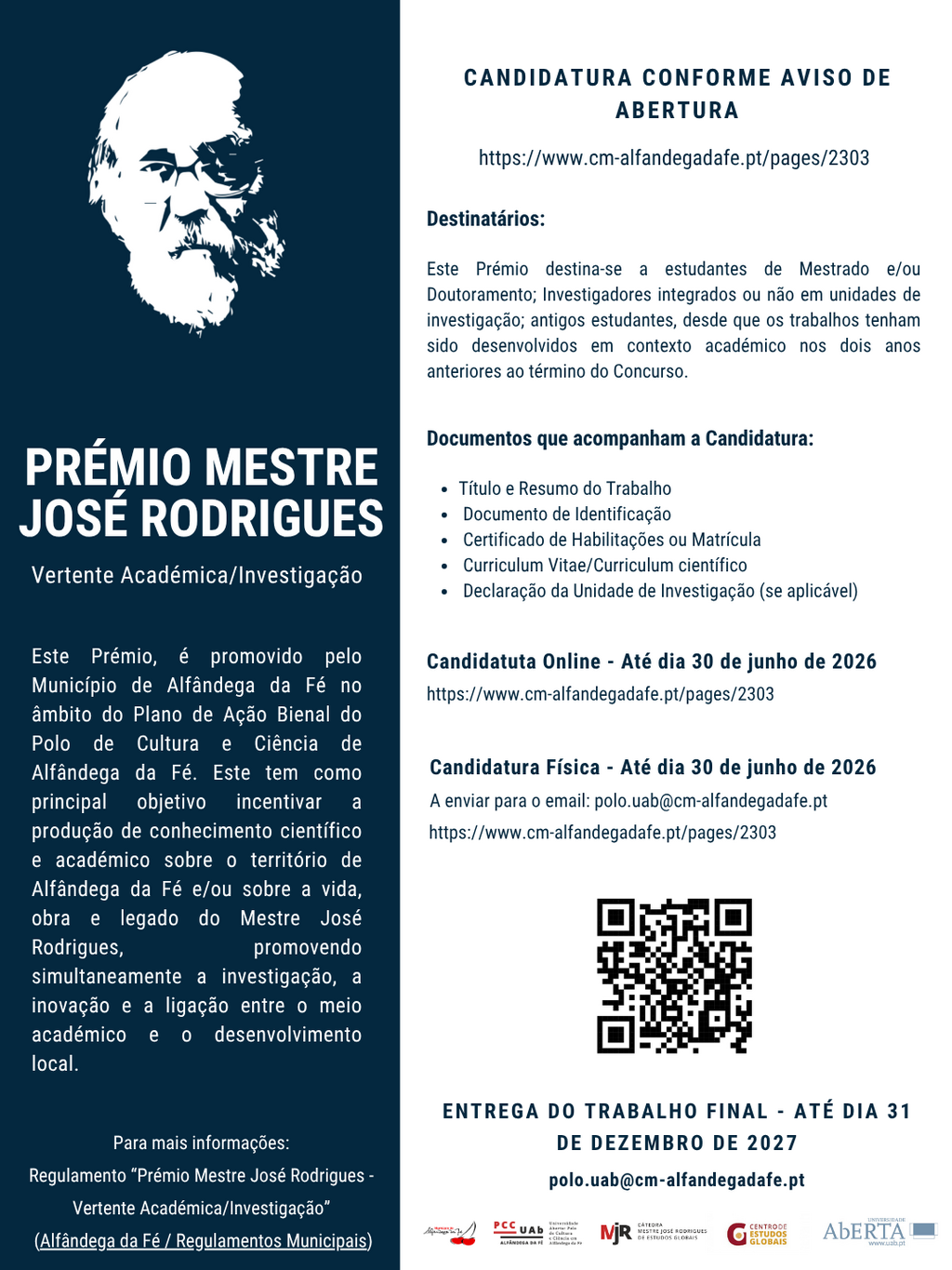 Pr&eacute;mio Mestre Jos&eacute; Rodrigues